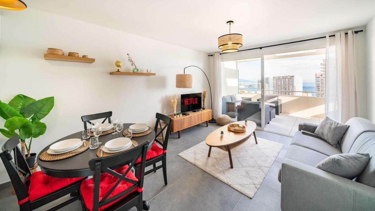 5Mn Monaco - Terrasse Vue Mer - Parking - Be 博索莱伊 外观 照片