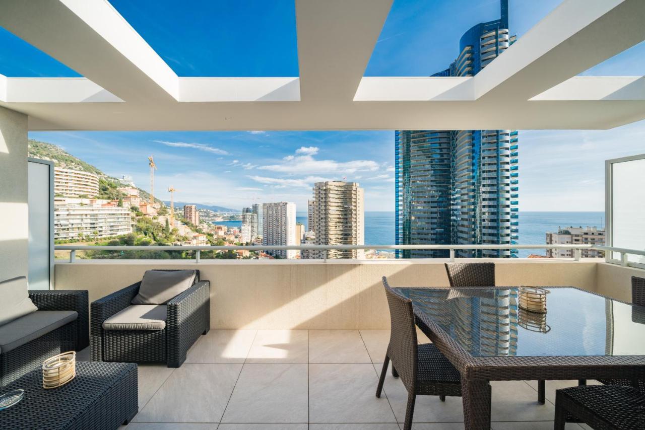 5Mn Monaco - Terrasse Vue Mer - Parking - Be 博索莱伊 外观 照片