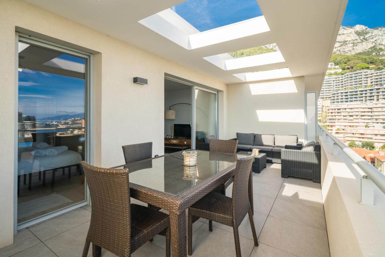 5Mn Monaco - Terrasse Vue Mer - Parking - Be 博索莱伊 外观 照片