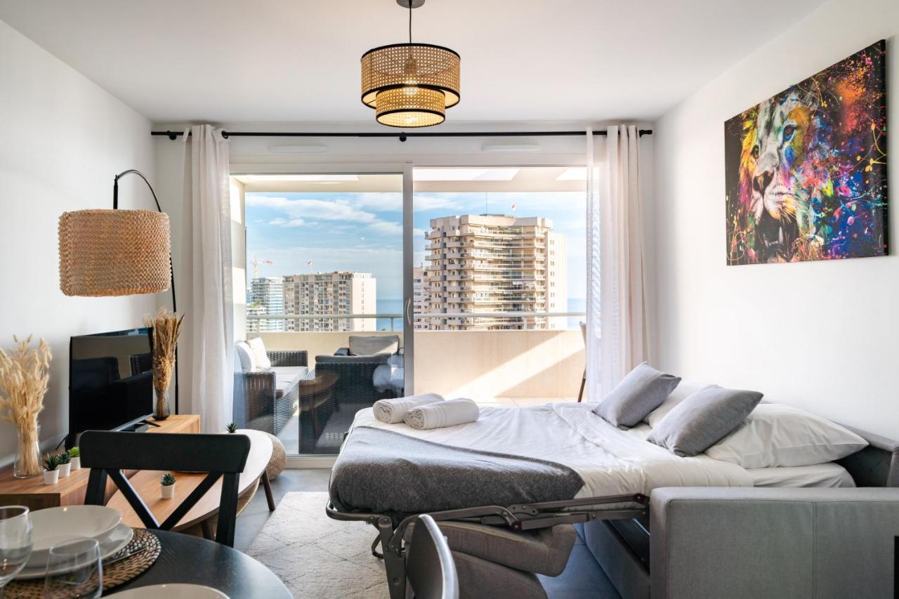 5Mn Monaco - Terrasse Vue Mer - Parking - Be 博索莱伊 外观 照片
